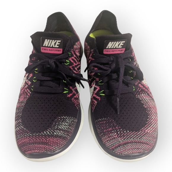 Nike Free 4.0 Flyknit Grand Purple Pink, 8 - Picture 2 of 6